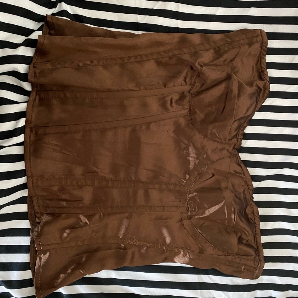 Brown corset